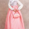 rainbow color hanbok for young women