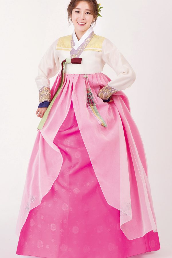 sheer layered hanbok