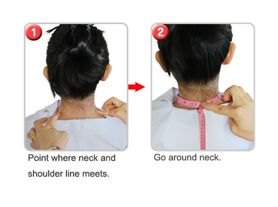 how to measure neck size